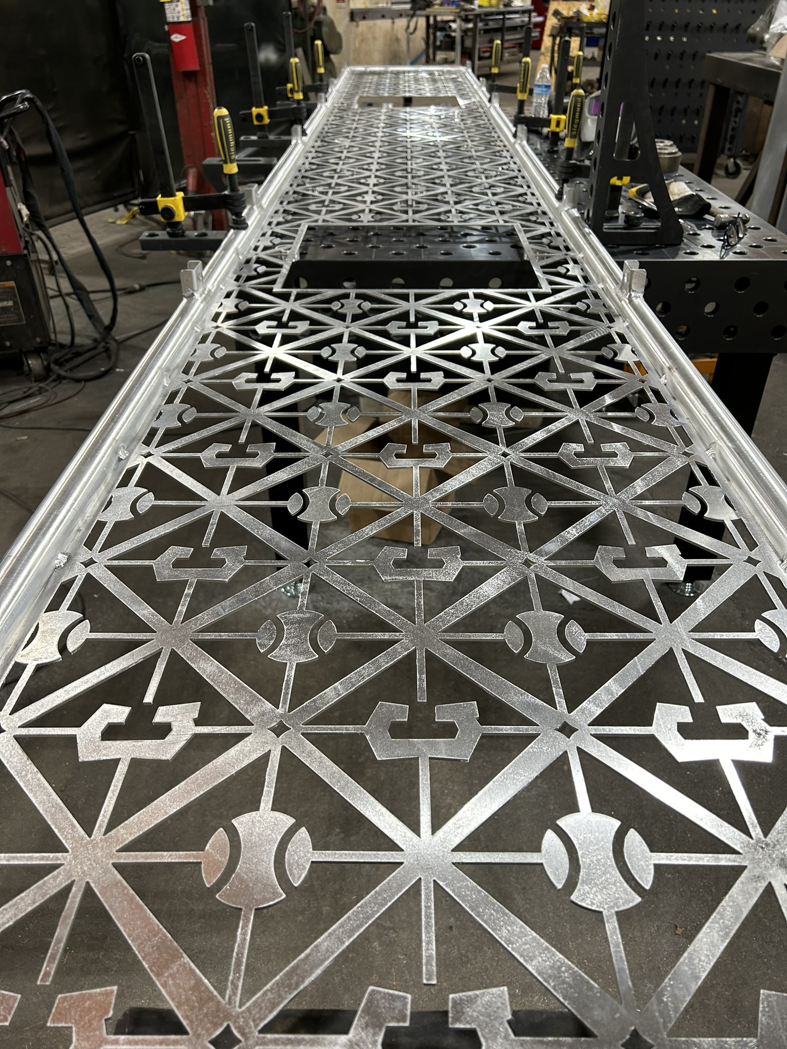 An example of a metal fabrication project, completed by Beacon Metal Fabricators.