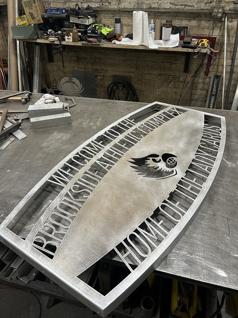 An example of a metal fabrication project, completed by Beacon Metal Fabricators.